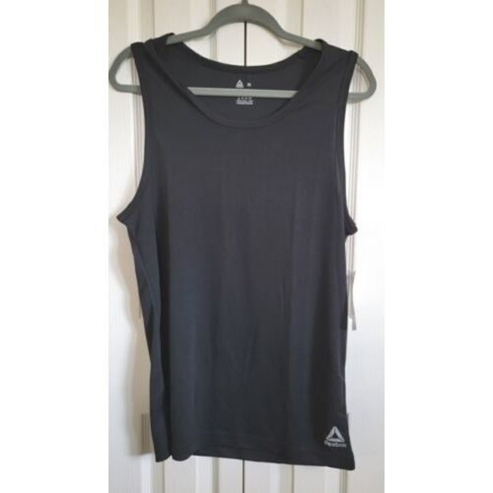 Reebok‎ Men's Performance Underwear Black Sports Tank Top Shirt Size Medium NWT